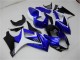 Billige Suzuki GSXR 1000 Motorrad Verkleidung 2007-2008 - Weiss Blau Schwarz Kein Aufkleber