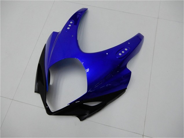 Billige Suzuki GSXR 1000 Motorrad Verkleidung 2007-2008 - Weiss Blau Schwarz Kein Aufkleber