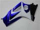 Billige Suzuki GSXR 1000 Motorrad Verkleidung 2007-2008 - Weiss Blau Schwarz Kein Aufkleber