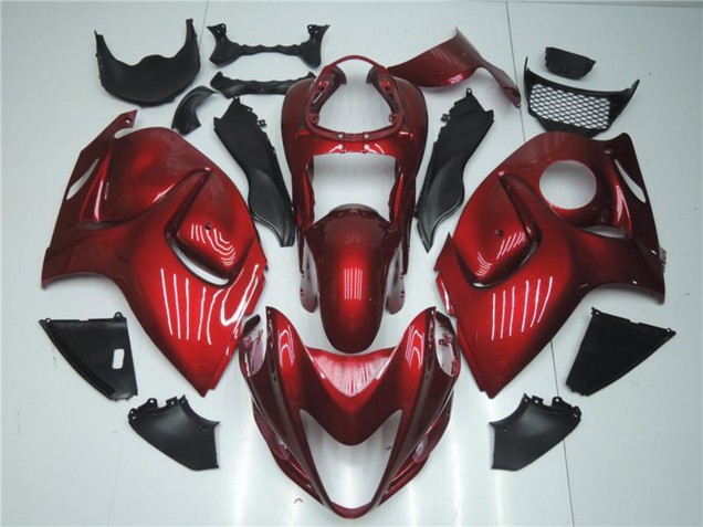 Billige Suzuki GSXR 1300 Hayabusa Motorrad Verkleidung 2008-2020 - Bonbon Rot