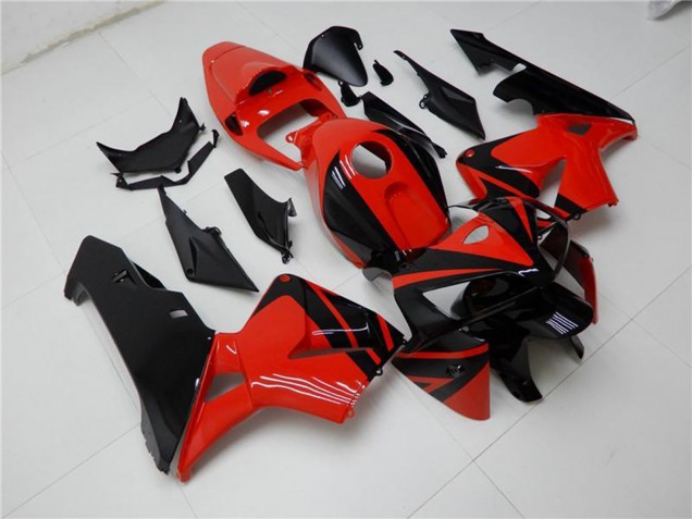 Billige Honda CBR600RR Abs Verkleidungen 2005-2006 - Rot Schwarz