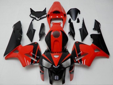 Billige Honda CBR600RR Abs Verkleidungen 2005-2006 - Rot Schwarz