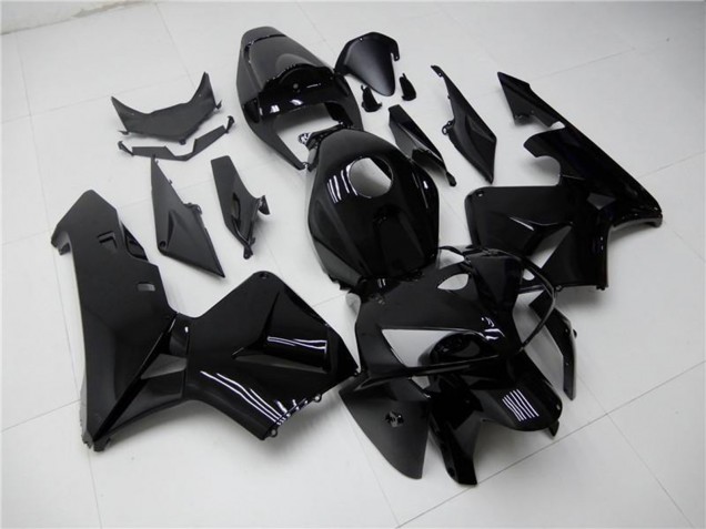 Billige Honda CBR600RR Motorrad Verkleidung 2005-2006 - Glanzendes Schwarz