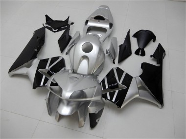 Billige Honda CBR600RR Motorrad Verkleidung 2005-2006 - Silber Schwarz