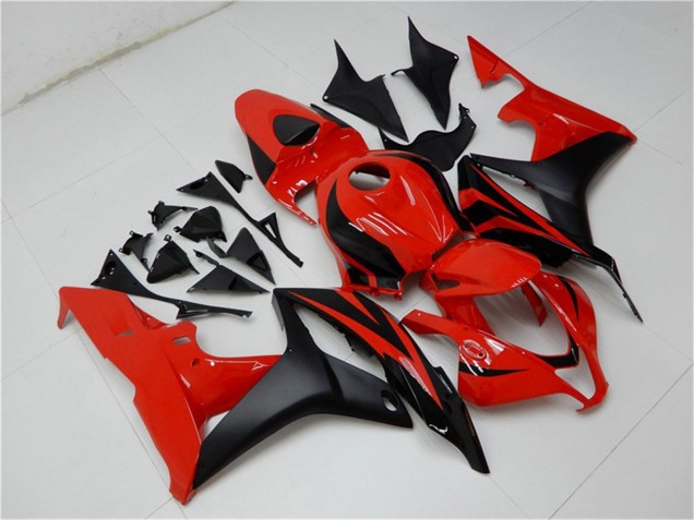 Billige Honda CBR600RR Motorrad Verkleidung 2007-2008 - Rot Matt Schwarz