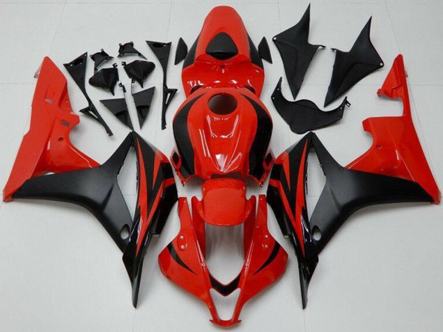 Billige Honda CBR600RR Motorrad Verkleidung 2007-2008 - Rot Matt Schwarz