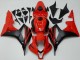 Billige Honda CBR600RR Motorrad Verkleidung 2007-2008 - Rot Matt Schwarz