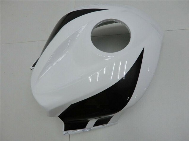 Billige Honda CBR600RR Motorrad Verkleidung 2007-2008 - Weiss Glanzendes Schwarz