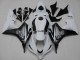 Billige Honda CBR600RR Motorrad Verkleidung 2007-2008 - Weiss Glanzendes Schwarz