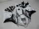 Billige Honda CBR600RR Motorrad Verkleidung 2009-2012 - Weiss Grau Matt Schwarz