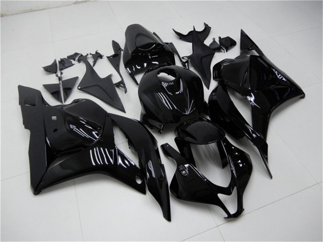 Billige Honda CBR600RR Motorrad Verkleidung Kit 2009-2012 - Glanzendes Schwarz