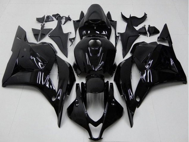 Billige Honda CBR600RR Motorrad Verkleidung Kit 2009-2012 - Glanzendes Schwarz