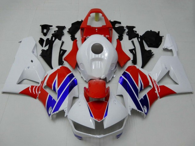 Billige Honda CBR600RR Motorrad Verkleidung 2013-2023 - Weiss Rot Blau