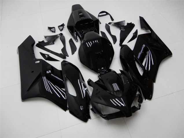 Billige Honda CBR1000RR Motorrad Verkleidung 2004-2005 - Glanzendes Schwarz Matt Schwarz