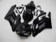 Billige Honda CBR1000RR Motorrad Verkleidung 2004-2005 - Glanzendes Schwarz Matt Schwarz