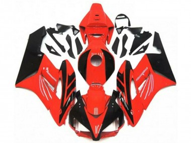 Billige Honda CBR1000RR Motorrad Verkleidung 2004-2005 - Rot Glanzendes Schwarz