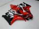 Billige Honda CBR1000RR Motorrad Verkleidungen Kit 2006-2007 - Rot Glanzendes Schwarz