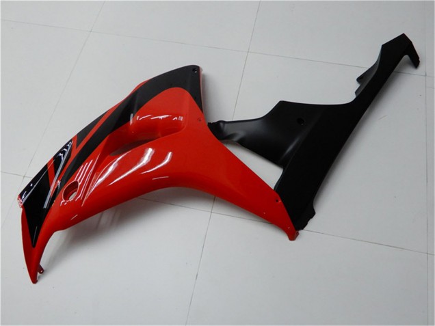 Billige Honda CBR1000RR Motorrad Verkleidungen Kit 2006-2007 - Rot Glanzendes Schwarz