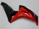 Billige Honda CBR1000RR Motorrad Verkleidungen Kit 2006-2007 - Rot Glanzendes Schwarz