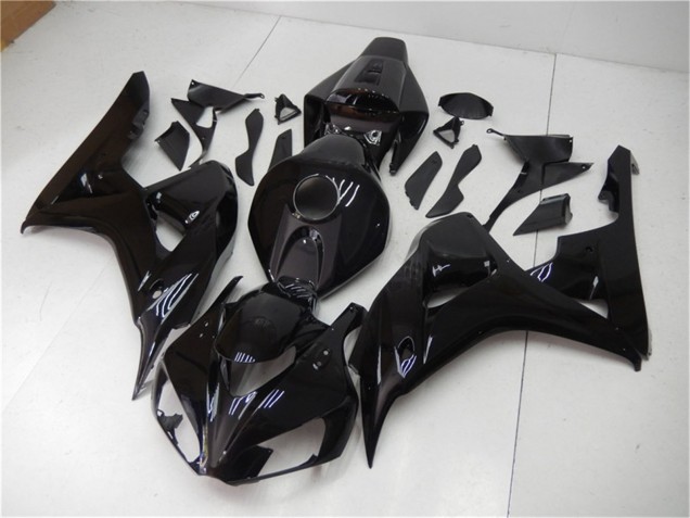Billige Honda CBR1000RR Motorrad Verkleidung 2006-2007 - Glanzendes Schwarz