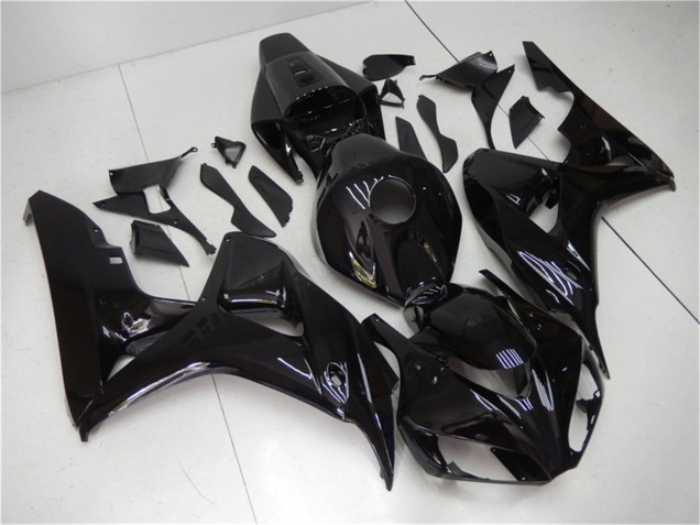 Billige Honda CBR1000RR Motorrad Verkleidung 2006-2007 - Glanzendes Schwarz