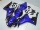 Billige Honda CBR1000RR Motorrad Verkleidung Kit 2006-2007 - Blau Glanzendes Schwarz