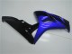 Billige Honda CBR1000RR Motorrad Verkleidung Kit 2006-2007 - Blau Glanzendes Schwarz
