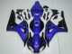 Billige Honda CBR1000RR Motorrad Verkleidung Kit 2006-2007 - Blau Glanzendes Schwarz