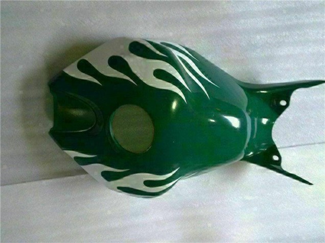 Billige Honda CBR1000RR Motorrad Verkleidung 2006-2007 - Weiss Grun Flamme