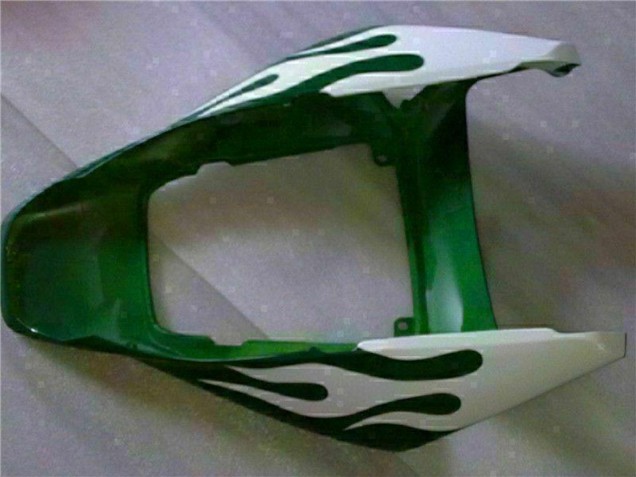 Billige Honda CBR1000RR Motorrad Verkleidung 2006-2007 - Weiss Grun Flamme