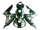 Billige Honda CBR1000RR Motorrad Verkleidung 2006-2007 - Weiss Grun Flamme