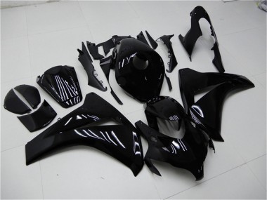 Billige Honda CBR1000RR Motorrad Verkleidung Kit 2008-2011 - Glanzendes Schwarz