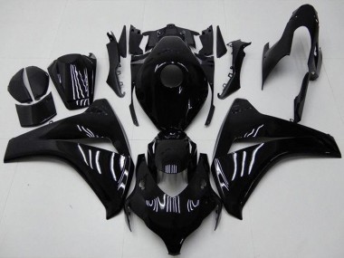 Billige Honda CBR1000RR Motorrad Verkleidung Kit 2008-2011 - Glanzendes Schwarz