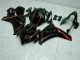 Billige Honda CBR1000RR Motorrad Verkleidung 2008-2011 - Glanzendes Schwarz Rot