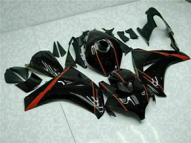 Billige Honda CBR1000RR Motorrad Verkleidung 2008-2011 - Glanzendes Schwarz Rot