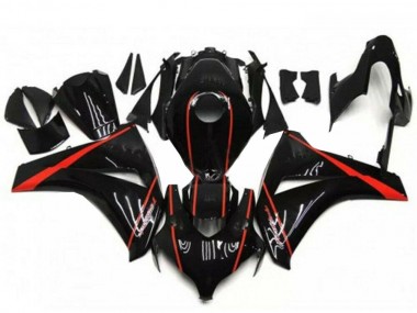Billige Honda CBR1000RR Motorrad Verkleidung 2008-2011 - Glanzendes Schwarz Rot