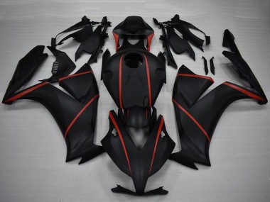 Billige Honda CBR1000RR Motorrad Verkleidung 2012-2016 - Matt Schwarz Rot