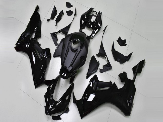 Billige Honda CBR1000RR Motorrad Verkleidung 2017-2023 - Glanzendes Schwarz Matt Schwarz