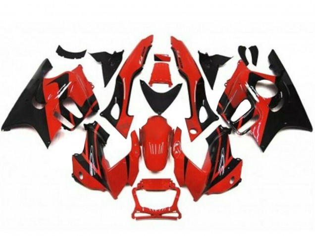 Billige Honda CBR600 F3 Motorrad Verkleidung Kit 1995-1996 - Rot Glanzendes Schwarz