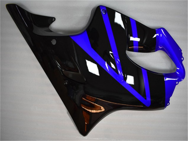 Billige Honda CBR600 F4i Motorrad Verkleidung Kit 2004-2007 - Blau Glanzendes Schwarz