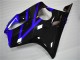Billige Honda CBR600 F4i Motorrad Verkleidung Kit 2004-2007 - Blau Glanzendes Schwarz