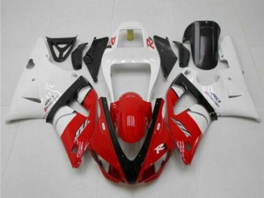 Billige Yamaha YZF R1 Motorrad Verkleidung 1998-1999 - Weiss Rot Schwarz