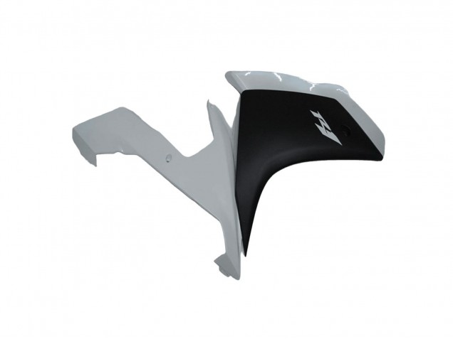 Billige Yamaha YZF R1 Motorrad Verkleidung 2007-2008 - Weiss Matt Schwarz