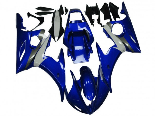 Billige Yamaha YZF R6 Motorrad Verkleidung 2003-2004 - Blau Weiss