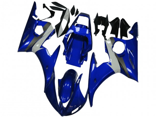 Billige Yamaha YZF R6 Motorrad Verkleidung 2003-2004 - Blau Weiss