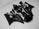Billige Yamaha YZF R6 Motorrad Verkleidung Kit 2006-2007 - Glanzendes Schwarz Matt Schwarz