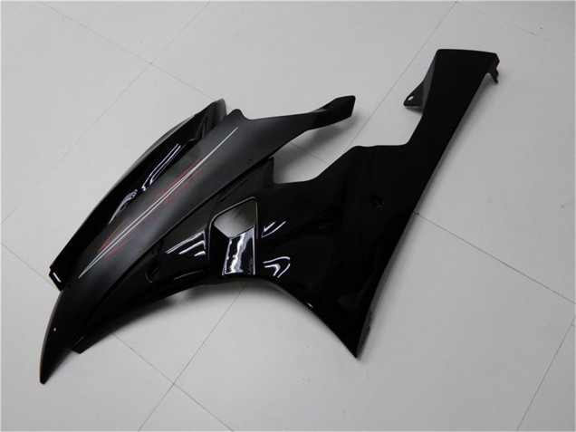 Billige Yamaha YZF R6 Motorrad Verkleidung Kit 2006-2007 - Glanzendes Schwarz Matt Schwarz