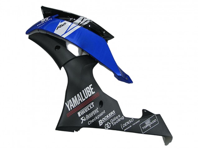 Billige Yamaha YZF R6 Motorrad Verkleidung 2008-2016 - Weiss Blau Matt Schwarz Yamalube