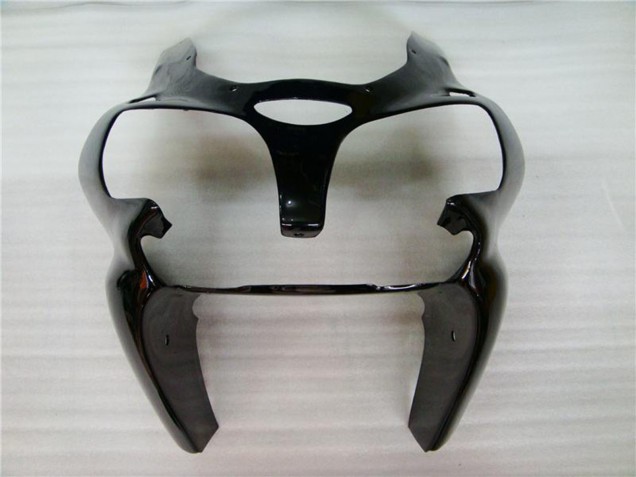 Billige Kawasaki ZX6R Motorrad Verkleidung 2000-2002 - Glanzendes Schwarz