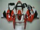 Billige Kawasaki ZX6R Motorrad Verkleidung 2000-2002 - Weiss Rot Glanzendes Schwarz